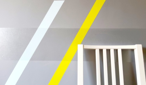 Transparente Leitplanke Wall PRO™ 50 x 120 cm, farblos, durchsichtige, dicke Folie