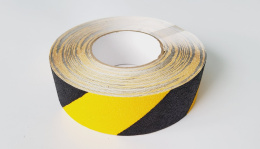 Żółto-czarna taśma GRIP antypoślizgowa 5cm x 1,0m