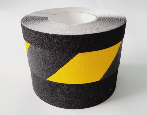 Żółto-czarna taśma GRIP antypoślizgowa 5cm x 15m