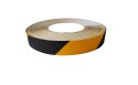 Żółto-czarna taśma GRIP antypoślizgowa 2,5cm x 0,5m