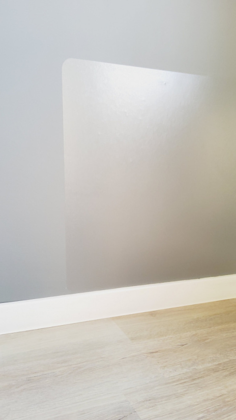 Mata ochronna na ścianę transparentna PetWALL 40x60cm