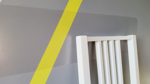 Odbojnica transparentna WALL™Pro 50x200cm