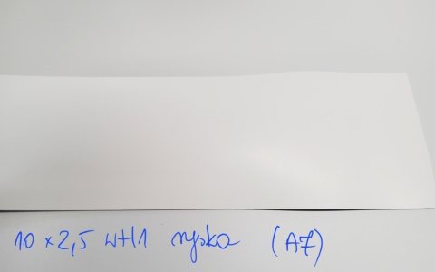 *Odbojnica samoprzylepna WallC™, WH1-biały, 10x250cm (A7)