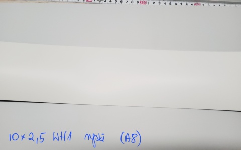 *Odbojnica samoprzylepna WallC™, WH1-biały, 10x250cm (A8)