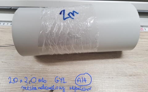 *Odbojnica samoprzylepna WallC™, GY1-jasny szary, 20x200cm (A14)