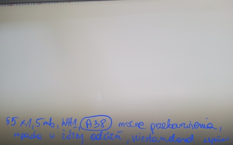 *Odbojnica samoprzylepna WallC™, WH1-biały, 55x150cm (A38)