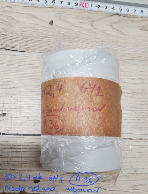 *Odbojnica samoprzylepna WallC™, GY1-jasny szary, 10x240cm (A36)