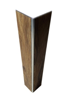 Narożnik aluminiowy CornerAlu WallWOOD™ dąb L2 5x5x50cm