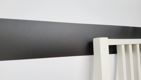 Odbojnica ścienna dekoracyjna WALLex 25x120cm BLK