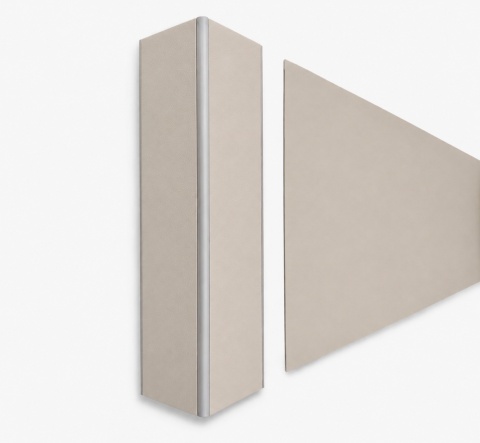 Narożnik aluminiowy CornerAlu WallC™ BN1 5x5x150cm