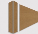 Narożnik aluminiowy CornerAlu WallWOOD™ dąb BN4 5x5x100cm