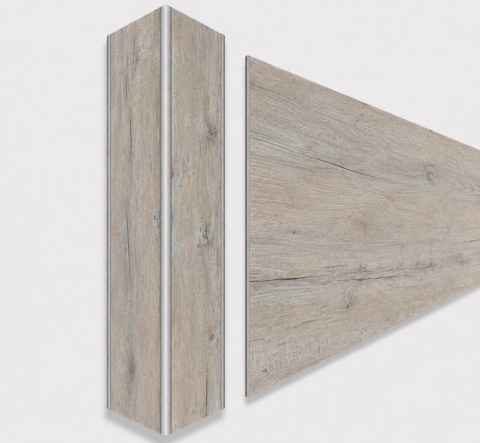 Narożnik aluminiowy CornerAlu WallWOOD™ dąb GY1 5x5x100cm