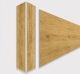 Narożnik aluminiowy CornerAlu WallWOOD™ dąb BN2 5x5x150cm