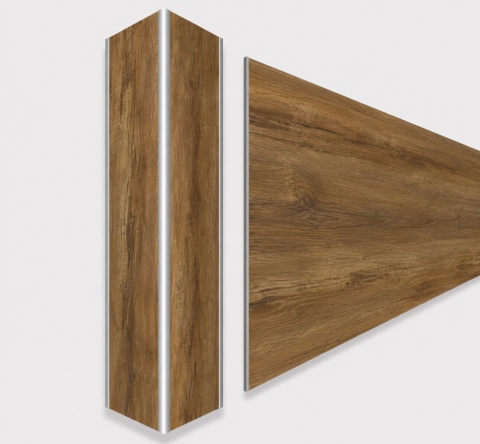 Narożnik aluminiowy CornerAlu WallWOOD™ dąb L2 5x5x50cm