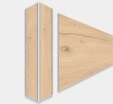 Narożnik aluminiowy CornerAlu WallWOOD™ dąb NO1 5x5x150cm