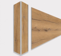 Narożnik aluminiowy CornerAlu WallWOOD™ dąb NO2 5x5x150cm